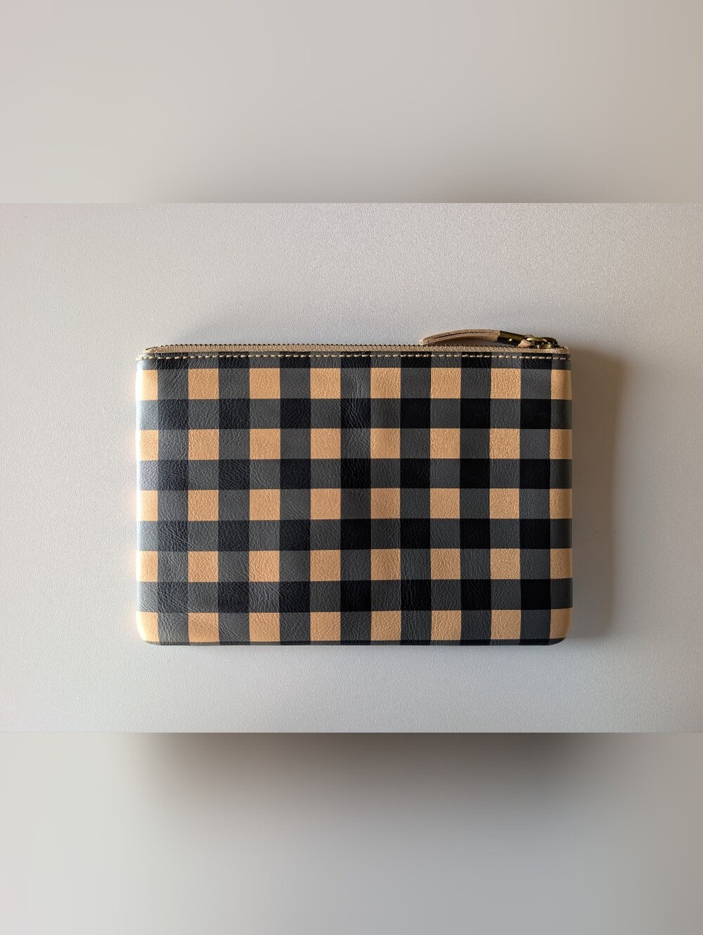 Madewell Buffalo Plaid Zip Wallet Clutch